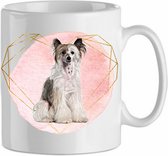 Mok chinese crested 2.3| Hond| Hondenliefhebber | Cadeau| Cadeau voor hem| cadeau voor haar | Beker 31 CL