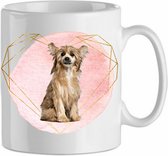 Mok chinese crested 6.3| Hond| Hondenliefhebber | Cadeau| Cadeau voor hem| cadeau voor haar | Beker 31 CL