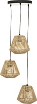 Atmosphera Jily Hanglamp naturel - Dia 20 cm - Naturel - Lamp - E27 - Pendellamp - Exclusief lichtbronnen