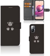 Telefoonhoesje Xiaomi Redmi Note 10/10T 5G | Poco M3 Pro Wallet Book Case Verjaardagscadeau Gorilla