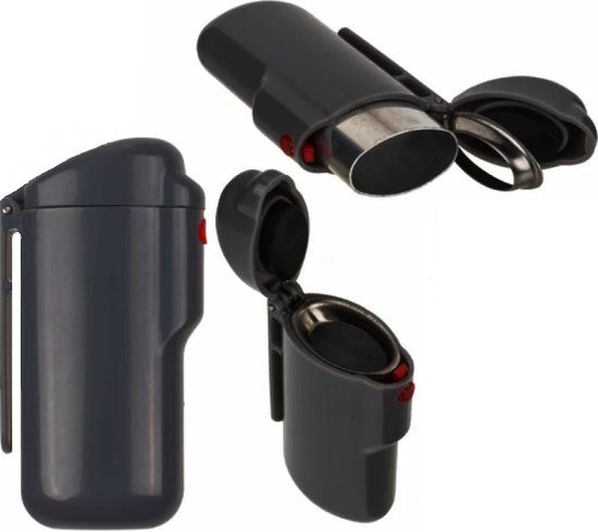 backup Vervorming Donker worden GEAR 3000® - Draagbare asbak - Portable ashtray - Pocket asbak - zwart |  bol.com