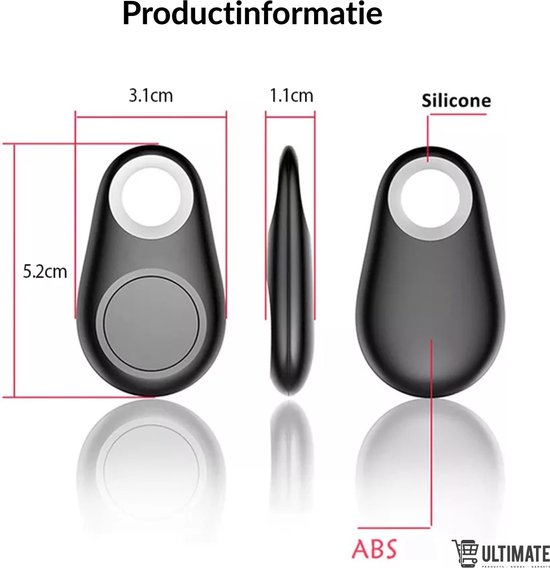 Bluetooth GPS Tracker Sleutelhanger Smart Tracker GPS Tracer Met