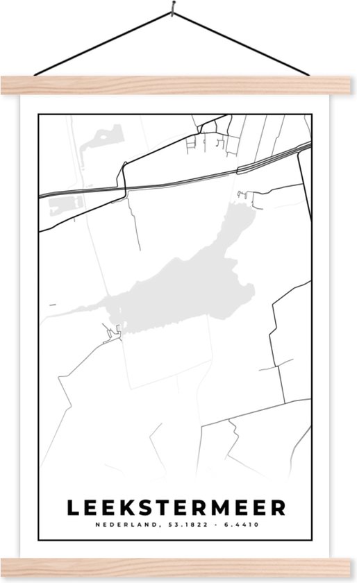 posterhanger-incl-poster-schoolplaat-drenthe-stadskaart
