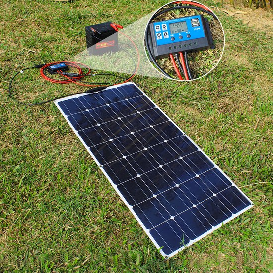 Ansmann Panneau solaire pliable 100 W - Accessoires de camping