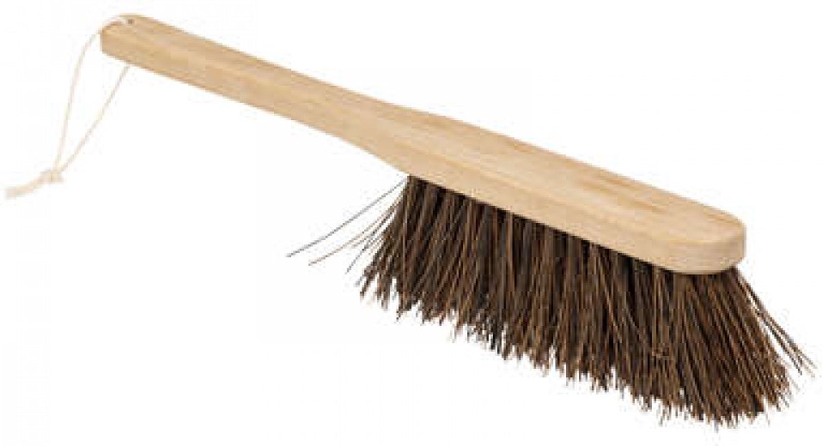 kokosborstel 37cm blackwood - voor vuilblik