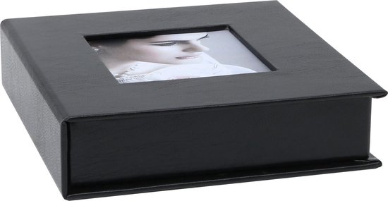 Deknudt Frames USB-opbergdoos S66DJ3 - zwart - voor fotomaat 8x8 cm