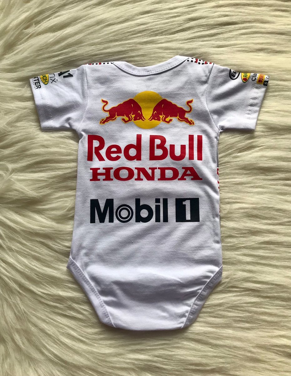 Limited Honda Edition F1 Red Bull Racing baby romper 2022 season | 1  Verstappen| 100%... | bol.com