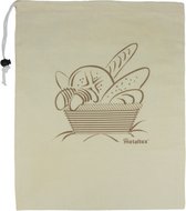 broodbewaarzak 43 x 34 cm katoen beige