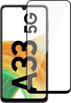 Geschikt voor Samsung A33 5G Screenprotector - Gehard Glas Geschikt voor Samsung A33 5G Full Screen Protector