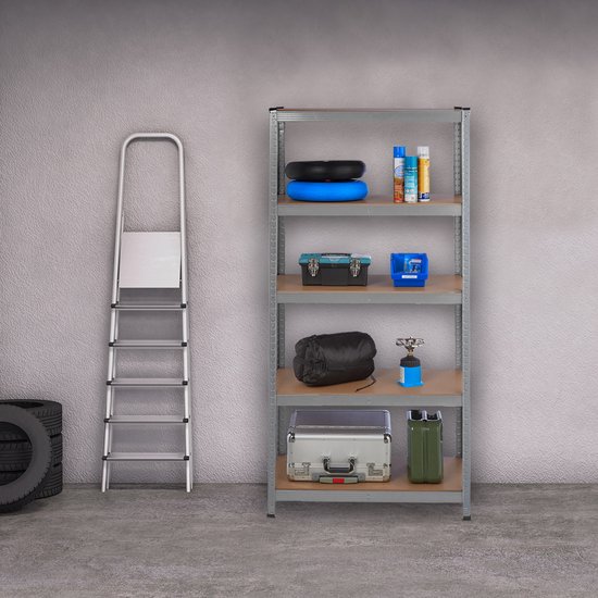 2x Étagères Charges Lourdes, Meuble De Rangement à Clip, Cave Charge