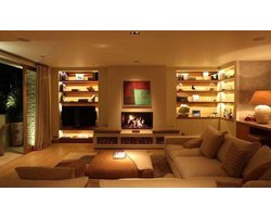 LED strip 1meter met batterijhouder warmwit