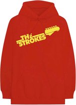 The Strokes - Guitar Fret Logo Hoodie/trui - S - Rood