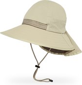 Sunday Afternoons - UV Play hoed met nekcape voor kinderen - Kids' Outdoor - Crème/Zand - maat M