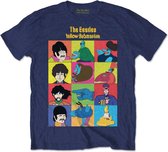The Beatles - Submarine Characters Kinder T-shirt - Kids tm 10 jaar - Blauw