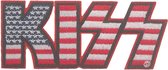 Kiss - American Flag Logo Patch - Multicolours