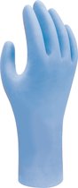 Showa 7500PF-handschoen-Nitril-blauw-maat Medium (100paar)