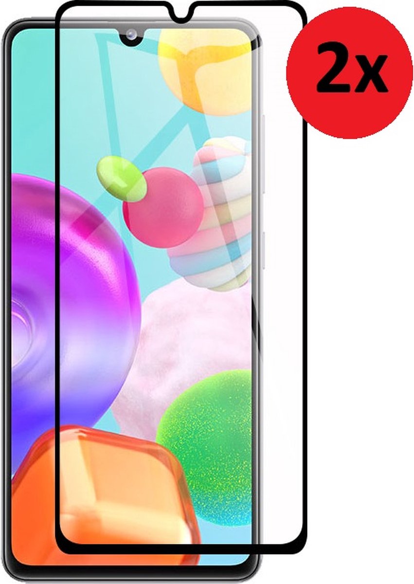Geschikt voor Samsung Galaxy A33 5G Full Screenprotector - A33 5G Full Tempered Glass 2x