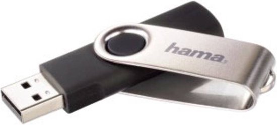 Hama Rotate 94175 USB-stick 16 GB USB 2.0 Zwart - Hama
