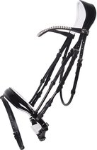 QHP Hoofdstel Nehza - maat Pony - black/white