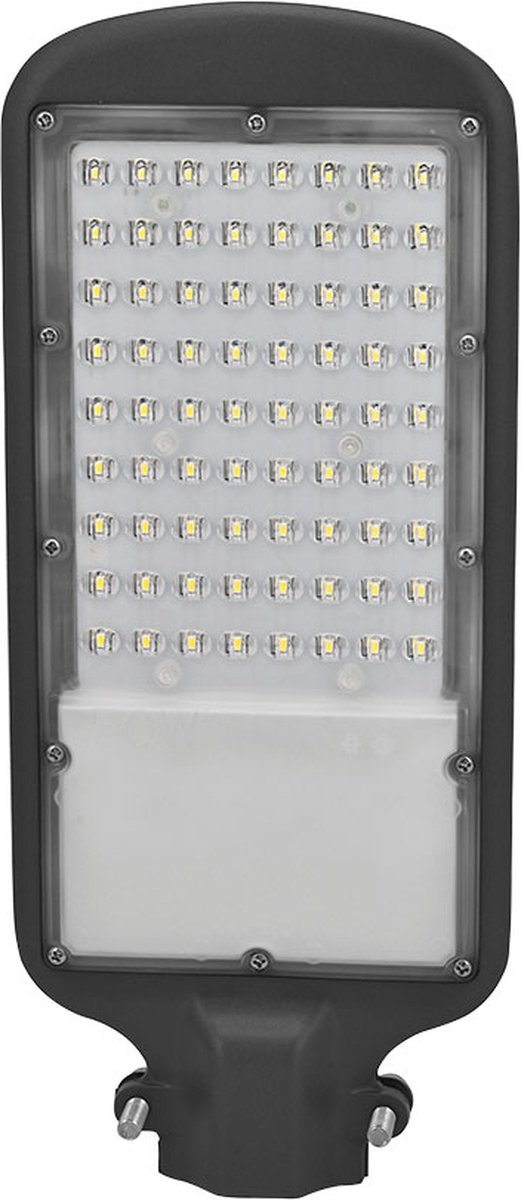 BRAYTRON LED Straatlamp -Voor buiten - Verlichting voor terrassen - Parken - Opritten-Tuinverlichting-Aluminium -Grijs -100W - 6500K - IP66 - 11500 Lumen