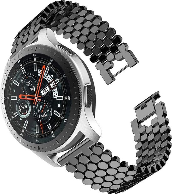 Stalen Smartwatch bandje Geschikt voor Strapit Samsung Galaxy Watch
