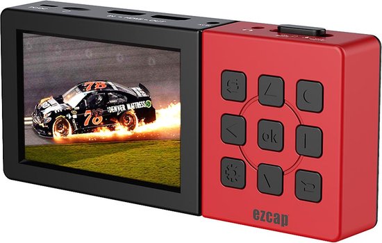 Viatel ezcap273A Portable Standalone 1080P 60fps HDMI AV Analog Game Video Capture Recorder with Screen HD Capture Card