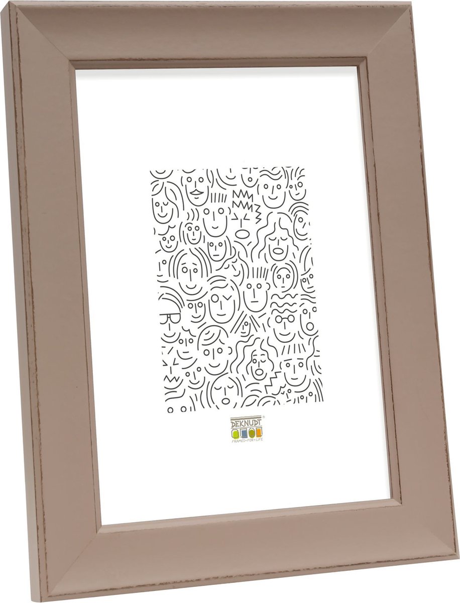 Deknudt Frames fotolijst S45YF3 - beige geschilderd - foto 20x25 cm