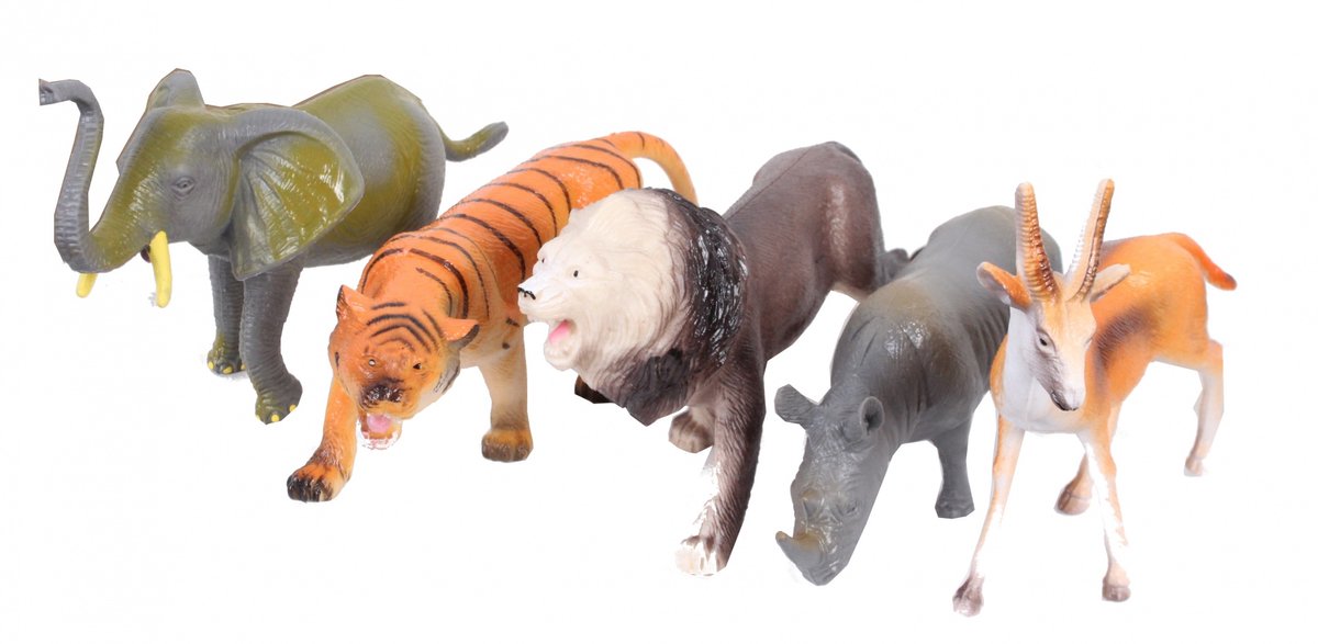 Jonotoys Wilde Dieren Animal Kingdom 5-delig