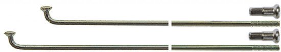 Rayons aux tétons Sapim 264-13 - ø2.33mm - FG 2,6 - acier inoxydable (100 pièces)