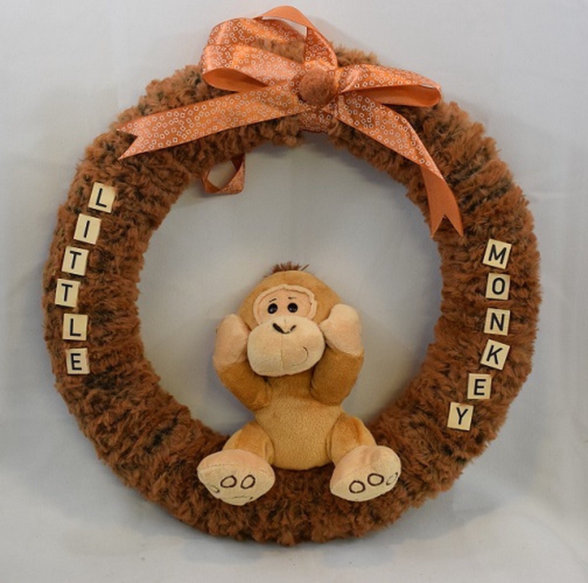 Geboorte baby, kraamcadeau, geboorte krans, hangkrans "Aap" Ø 40 cm Handmade Geboorte baby, kraamcadeau, geboorte krans, hangkrans "Aap" Ø 40 cm Handmade