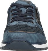 Rieker Sneakers blauw Textiel - Maat 44