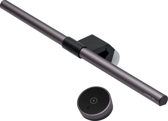 BenQ - Screenbar Halo - Lampe LED USB - Convient également aux écrans courbés - Lampe de serrage avec télécommande - Lampe de bureau - Couleur ajustable