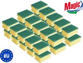 Schuursponsjes schoonmaak profi - 30 stuks - 85x65x45mm - Voordeelverpakking - MADE IN EU