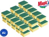 Schuursponsjes schoonmaak profi - 30 stuks - 85x65x45mm - Voordeelverpakking - MADE IN EU