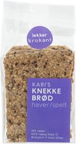 Kari's Crackers- Biologische haver/ spelt- Knekkebrød