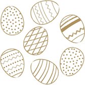 Duni servetten Golden Eggs 3-laags 33x33