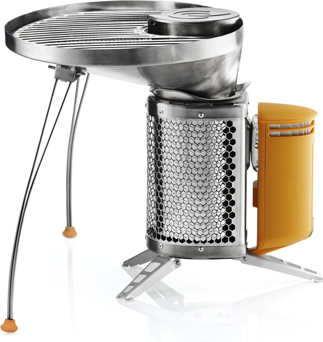 Biolite - Campstove 2+ inclusief Portable Grill -Kooktoestel powerbank en oplader in één!