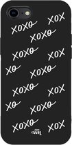 xoxo Wildhearts case voor iPhone 7/8 SE - XoXo Black - xoxo Wildhearts Case
