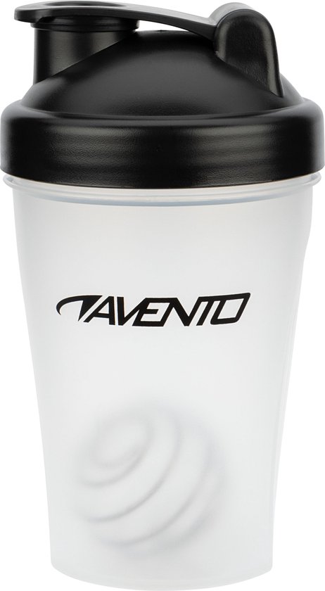 Gobelet Avento Shake - 0,4 L - Transparent / Noir - 0,40 L
