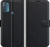 Motorola Moto G50 Hoesje - Mobigear - Classic Serie - Kunstlederen Bookcase - Zwart - Hoesje Geschikt Voor Motorola Moto G50