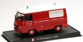 1980 Peugeot J7 VSAB (10,5cm) - 1:43 del Prado {Modelauto - Schaalmodel - Miniatuurauto - Brandweer - Brandweerauto}