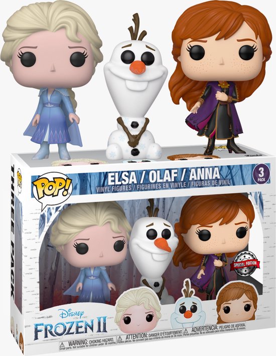 industrie Beeldhouwer ondergoed Funko Pop! Disney: Frozen 2 - Elsa / Olaf / Anna | bol.com