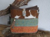 hand/schoudertas van Myra Bag (canvas/leer)