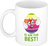 Pasen mok / beker - Ei am the best - 300 ml - keramiek