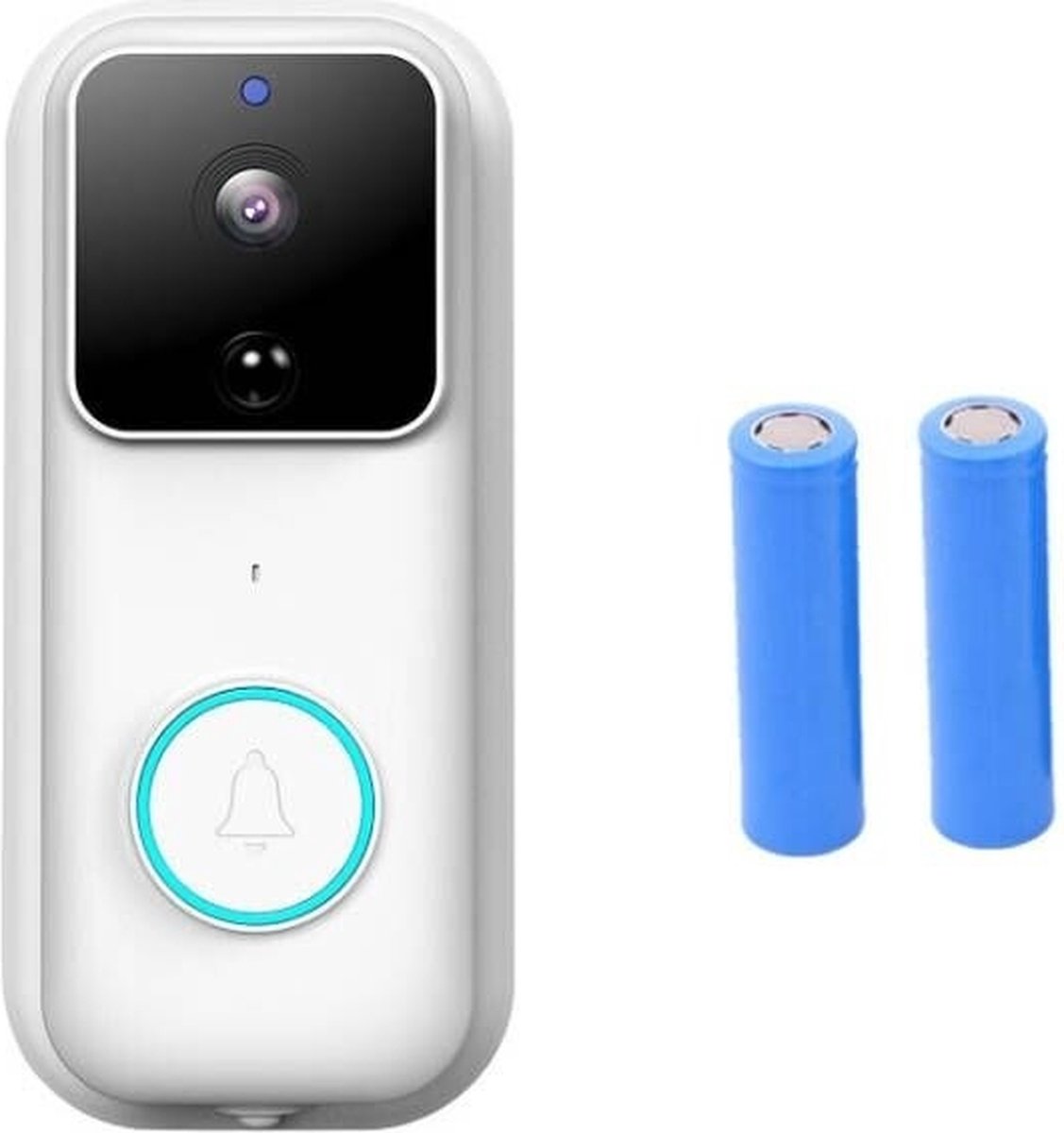 DrPhone LM5-A - Smart Camera Video Deurbel - Intercom - 4G/5G Smartphone Verbinding - WiFi - 6 Maanden Accu - Smartcam camera + Ophangsysteem + 2x 18650 batterijen
