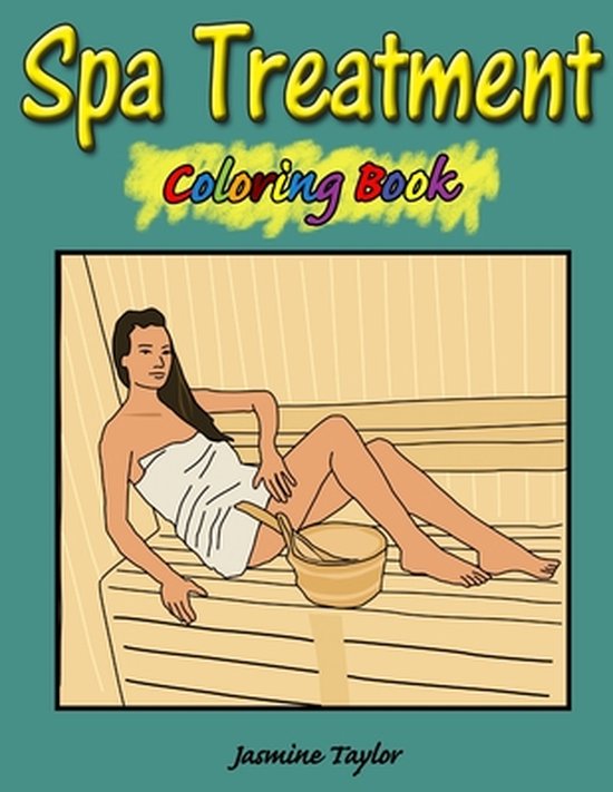 Spa Treatment Coloring Book - cover