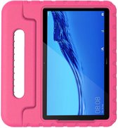 Huawei MediaPad T5 10.1 Kinder Tablet Hoes hoesje - Just in Case - Effen Roze - EVA-foam