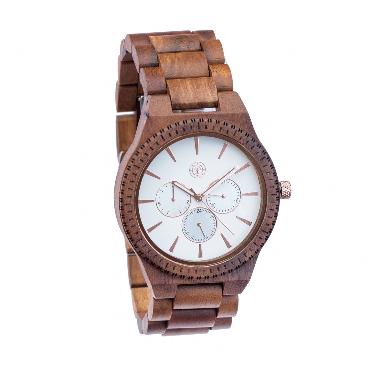 Greenwatch Sydney - Houten horloge dames heren - multifunctionele uurwerk