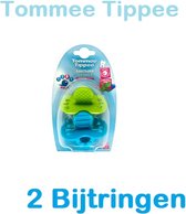 Tommee tippee 2x Bijtring - blauw - groen