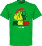 Senegal Afrika Cup 2021 Winnaars T-Shirt - Groen - XS